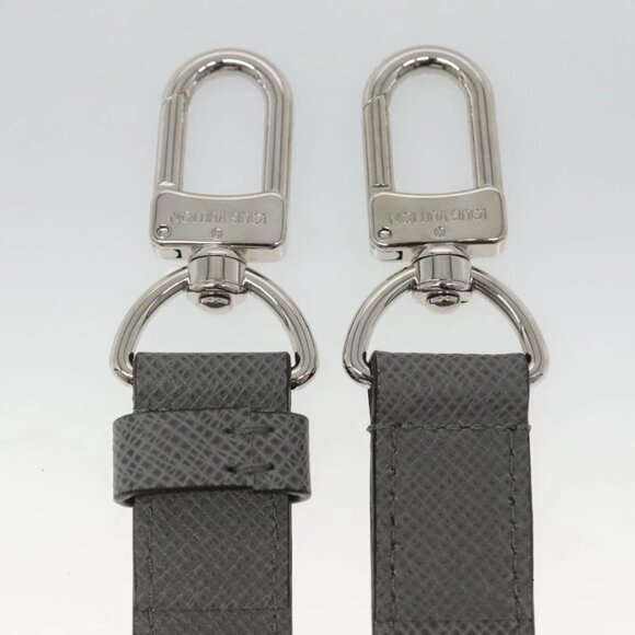 LOUIS VUITTON Taiga Adjustable Shoulder Strap 39.4""-48.8"" Gray LV Auth ki5707 - Picture 5 of 12